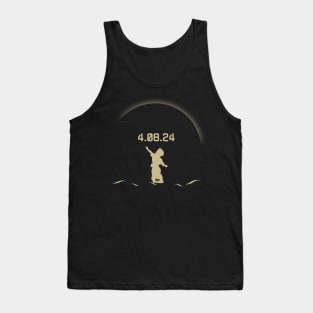 Solar Eclipse Kid Shilouette Tank Top